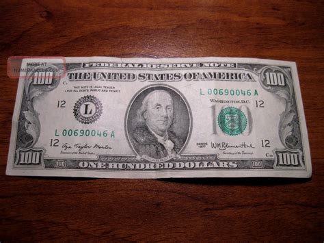 1977 100 Dollar Bill - San Francisco