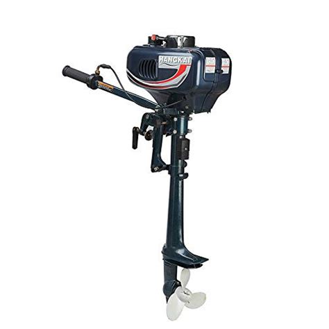 Buy 3.5HP Electric Outboard Motor 2 Stroke Air-Cooled Outboard Motor ...