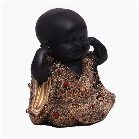 Buy VEDAS Mystical Indian Polyresin Baby Monk Figurine from Vedas at ...