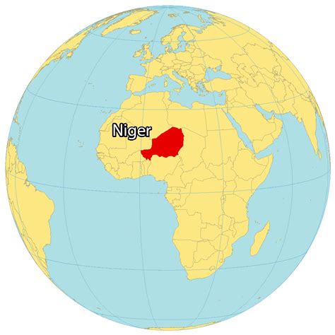 Map of Niger - GIS Geography