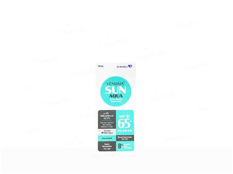 Buy Venusia Sun Aqua Water Based Sunscreen SPF 65+ PA++++ Online at ...