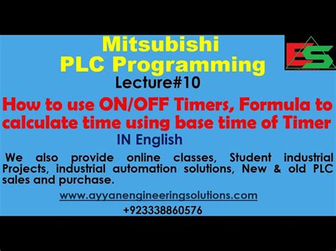 10-How to use ON Delay, OFF Delay timers & Time calculation formula in ...