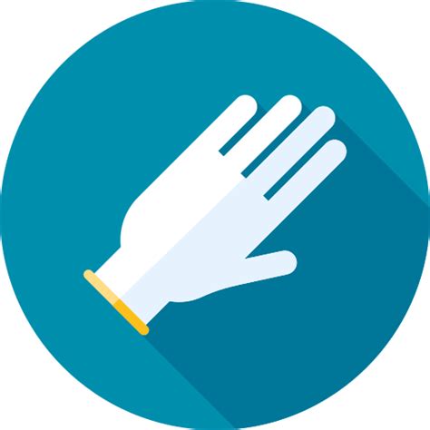 Glove Flat Circular Flat icon | Freepik