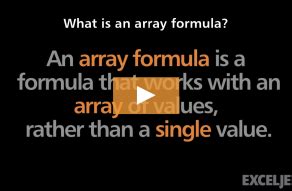 Image result for Array Formula Excel