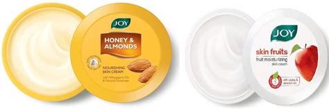 Joy Skin Fruits moisturizing Skin Cream 50 ml + Honey & Almonds 50 ml ...