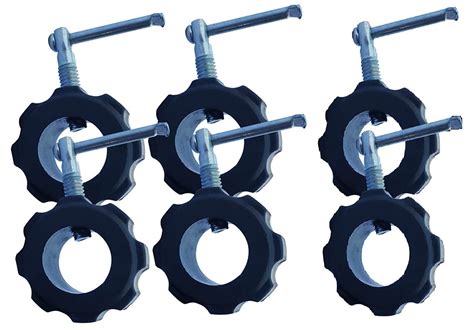 Buy Rioff® Gym Bar Rod Locks Dumbbell Rod Locks (Plastic) 6Pcs (6Pcs ...