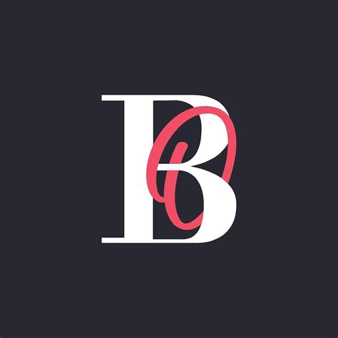 Letter bo logo perfectly blended initials bo letter logo design ...