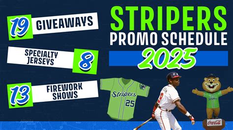 Gwinnett Stripers Announce 2025 Promotions Schedule | Stripers