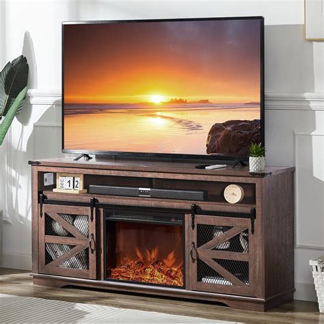 Buy Okvnbjk Fireplace TV Stand, 65 Inch TV Stand with 23" Electric ...
