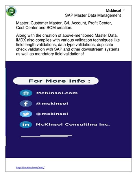 Image result for Master Data SAP Presentation