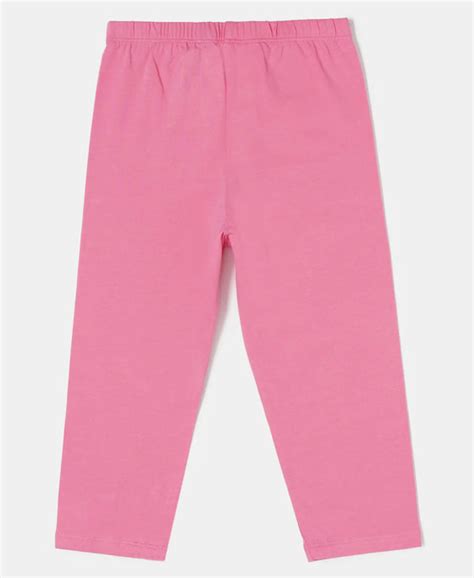 Buy Girl's Super Combed Cotton Elastane Capri - Pink Carnation AG18 ...
