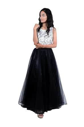 Buy TILISM Womens Maxi fit and Flared Gown (Black, XS) at Amazon.in