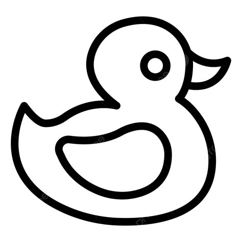 Rubber Duck Clip Art Black And White