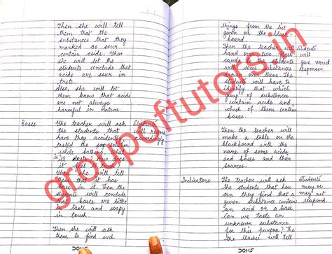 Science Lesson Plans - For B.Ed - Chemistry - Group Of Tutors