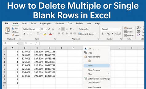 How to Delete Multiple or Single Blank Rows in Excel - H2S Media