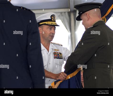 U.S. Navy ADM James Stavridis relinquishes command to Vice Chairman ...