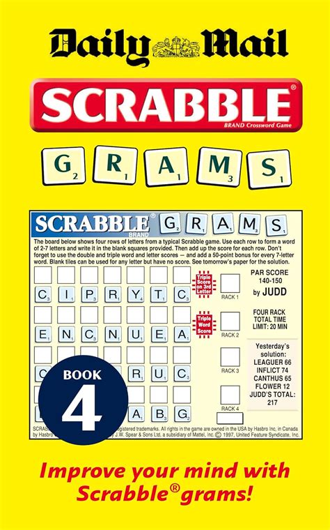 Collins Daily Mail Scrabble Grams: Puzzle Book 4 : Amazon.in: Books