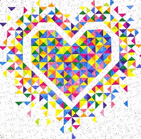 QUILTING: Exploding Heart Quilt