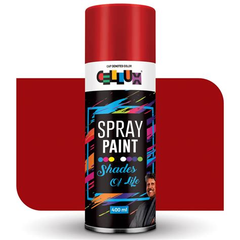 Cellux 2X Ultra Cover Mars Red Spray Paint | DIY, Quick Drying with ...