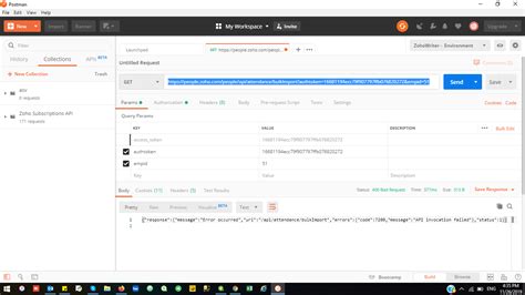 Image result for Zoho Postman API