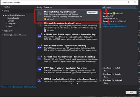 Image result for SQL-based Report Rdlc Visual Studio 2019