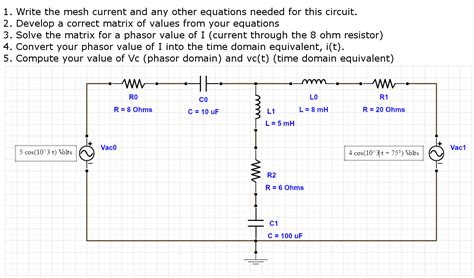 Image result for Mesh Current Equations