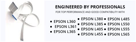 SDS Head Cable Set Compatible for EPSON L360 L361 L365 L380 L385 L405 ...