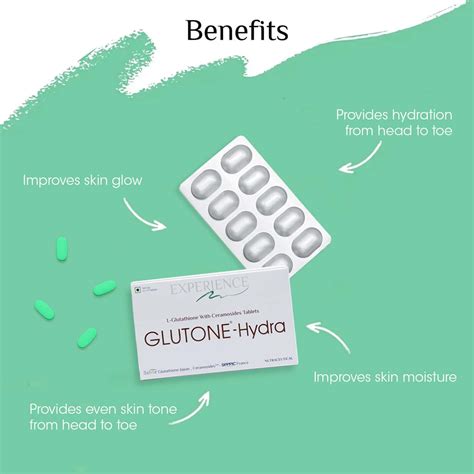 Buy GLUTONE-HYDRA | SETRIA GLUTATHIONE WITH CERAMOSIDESC|FOR GLOWING ...