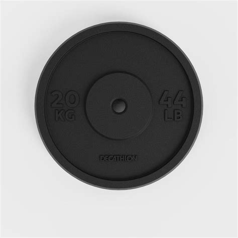 Weight Training 20 kg 28 mm Partly Recycled Cast Iron Plate