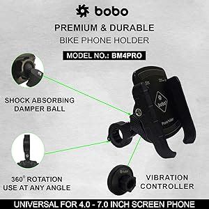 BOBO BM4 PRO Jaw-Grip with Vibration Contoller Waterproof Bike ...
