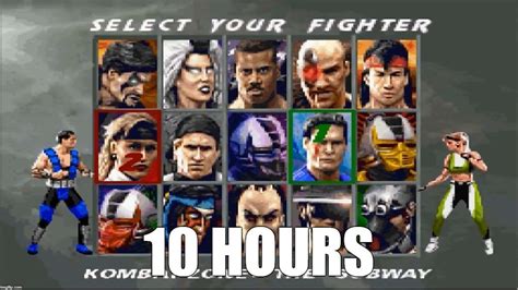 Mortal Kombat 3 - Character Select Theme Extended (SNES) (10 Hours ...