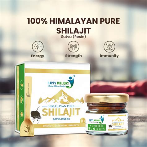 Buy Himalayan Pure Shilajit Resin | Strength & stamina booster – Happy ...