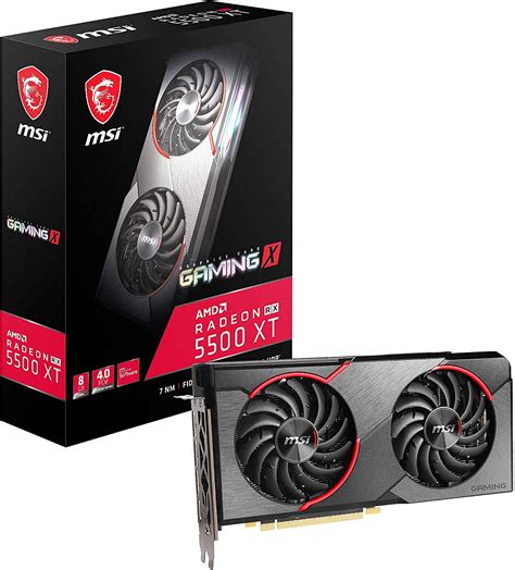 Buy MSI Gaming Radeon RX 5500 XT Boost Clock: 1845 MHz 128-bit 8GB ...