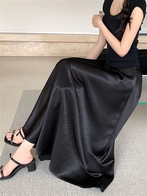 Satin A-Line Skirt | Savana | Bestsellers