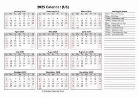 Image result for General Blue Calendar 2025 Printable