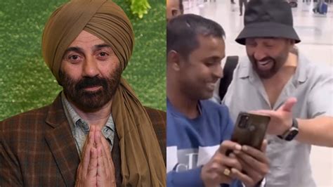 Sunny Deol Reacts To Airport Incident Of Him Scolding A Fan While ...