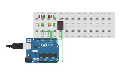 Image result for How to Make Traffic Light in Tinkercad Using Code