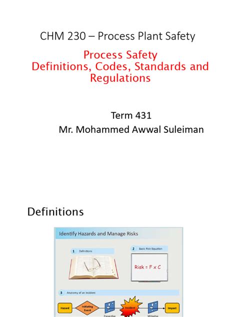 Image result for Process Safety Definition
