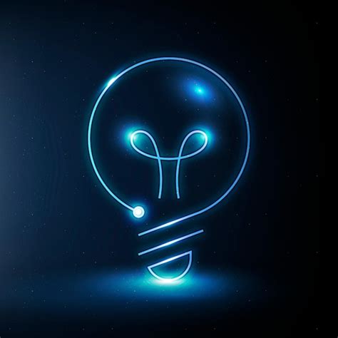 Light bulb education icon vector blue digital graphic | Free Vector