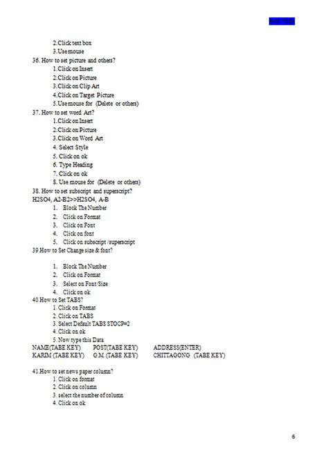 Basic MS Word Learning 的图像结果