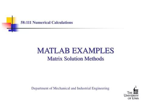 Image result for No Solution Matrix MATLAB