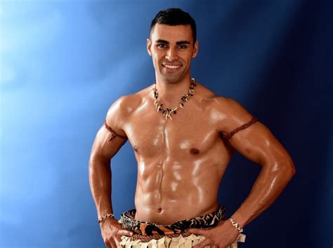 Hey, look who it is: That oiled-up Tongan guy is finally competing ...