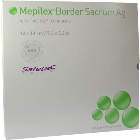 Buy Mepilex Border Sacrum AG Foam Verb .18x18 cm 5 ST- show original ...