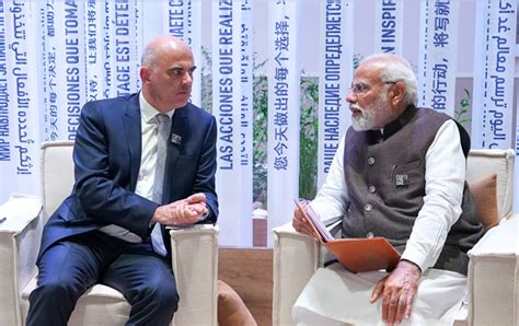 Prime Minister’s meeting with the President of the Swiss Confederation