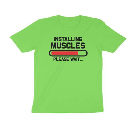 TNH - Men's Round Neck Tshirt - Installing Muscles