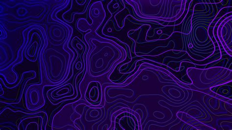 Abstract Purple Topo Live Wallpaper
