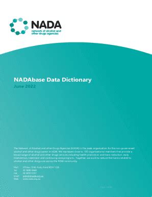 Fillable Online nada org NADAbase: 10 years of client outcomes data ...