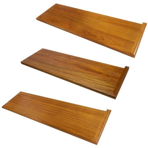 Stair Treads & Risers: Hardwood, Oak Stair Treads in Curved & other Styles