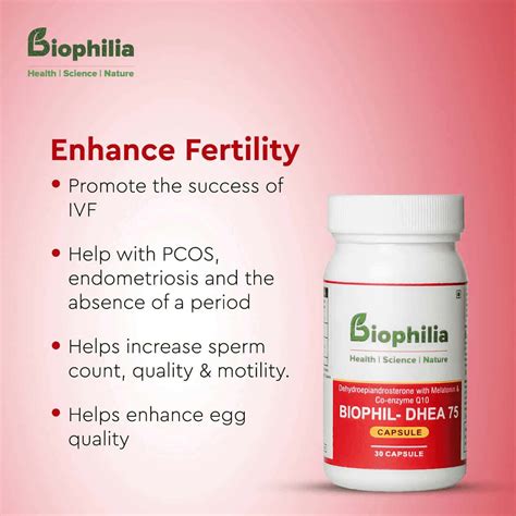 Buy BIOPHIL DHEA 75 CAP 30 PACK Online & Get Upto 60% OFF at PharmEasy