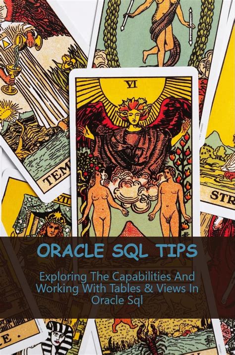 Oracle SQL Tips: Exploring The Capabilities And Working With Tables ...